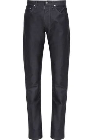 Maison Margiela Four-stitch satin trousers