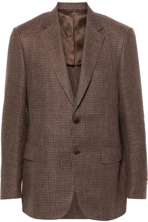 CANALI Houndstooth single-breasted blazer