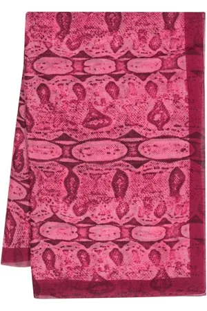 Gucci Snake-print chiffon scarf
