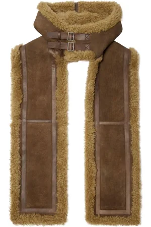 Burberry Hooded shearling scarf