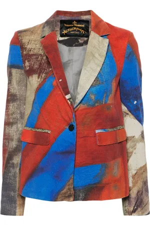 Vivienne Westwood 2015-2016 abstract-print single-breasted blazer