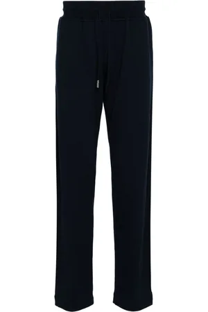 Kiton Cotton tapered track pants