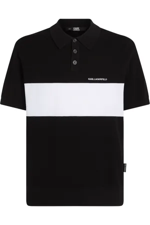 Karl Lagerfeld Colour-block polo shirt
