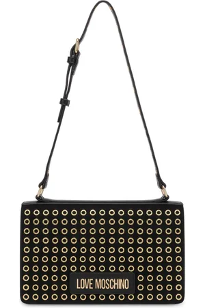 Moschino Eyelet-embellished shoulder bag bag