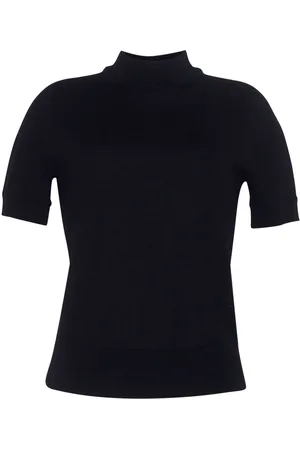ADAM LIPPES Logo-embroidered cashmere top