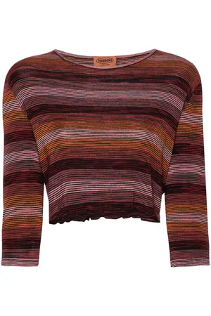 Missoni 2000s striped crop top
