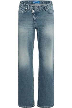 Karl Lagerfeld Mid-rise straight-leg jeans