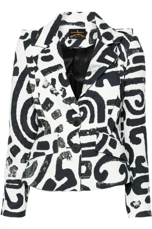 Vivienne Westwood 2014s abstract-print cotton blazer