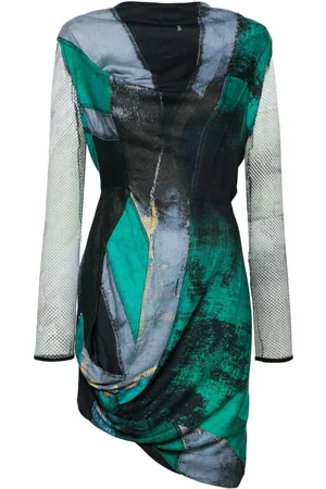 Vivienne Westwood 2015-2016s Fond mesh-sleeves dress