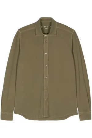 Circolo Piqué-weave cotton shirt