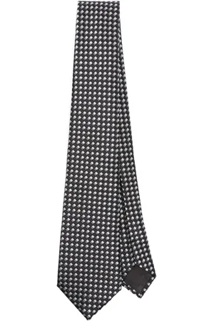 Giorgio Armani Patterned-jacquard silk tie