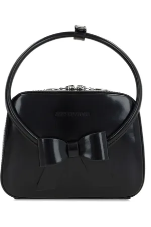 Shushu/Tong Stereo bow-appliqué leather bag
