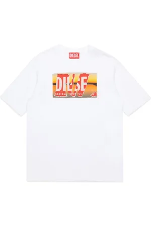 Diesel Logo-patch cotton T-shirt