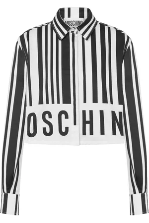 Moschino Barcode-print cotton shirt