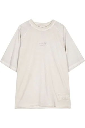 Izzue Logo-embroidered cotton T-shirt