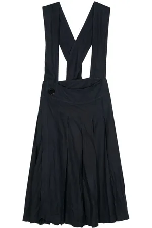 Comme des Garçons 2000s dungarees-style midi skirt