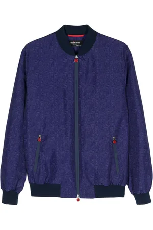 Kiton Speckle-print bomber jacket