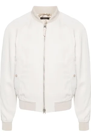 Tom Ford Leather-trim bomber jacket
