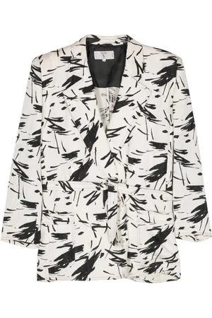 VALENTINO GARAVANI 1980s cloqué-effect blazer