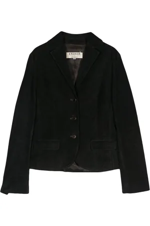 A.N.G.E.L.O. Vintage Cult 2000s suede single-breasted blazer