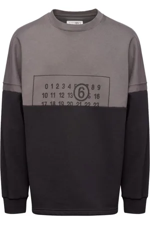 Maison Margiela Numbers-motif crew-neck sweatshirt