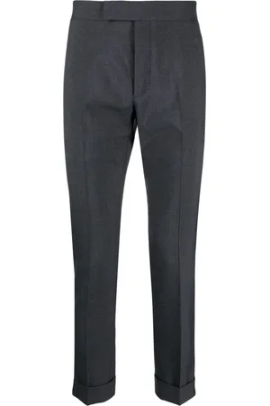 Thom Browne Mid-rise skinny-leg tailored trousers