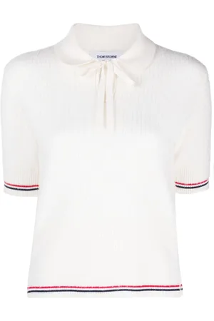 Thom Browne RWB-stripe knitted T-shirt