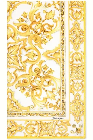 Dolce & Gabbana Majolica-print cotton towel
