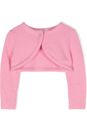 MONNALISA Brushed cropped cardigan