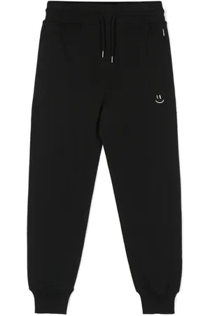 Molo Alvar smile-embroidery tracksuit bottom