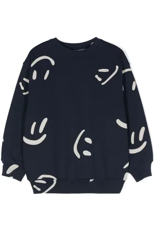 Molo Monti smiley face-print sweatshirt