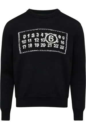 Maison Margiela Numbers-motif crew-neck jumper