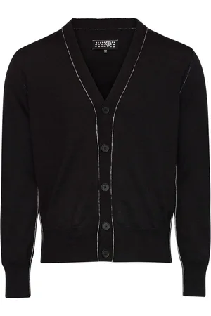 Maison Margiela Single-stitch fine-knit cardigan