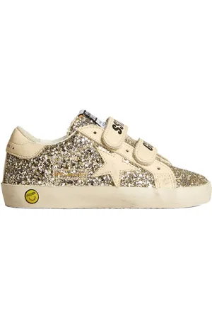 Golden Goose Old School glitter-design trainers