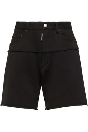 Dsquared2 Piped-trim denim shorts