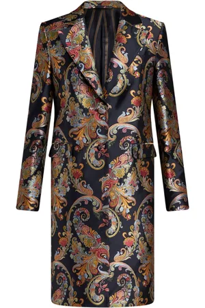 Etro Paisley-print jacquard coat