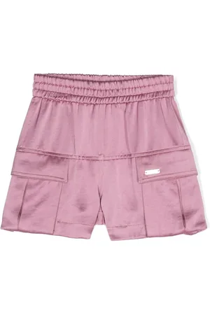 MONNALISA Satin straight-leg shorts