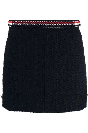 Thom Browne 4 Bar-tab tweed miniskirt