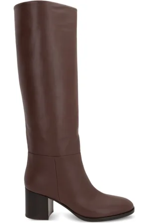 Gianvito Rossi Santiago 85mm leather boots