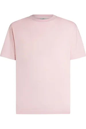 Etro Logo-embroidered cotton T-shirt