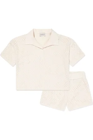 Moncler Cotton blend shorts and top set