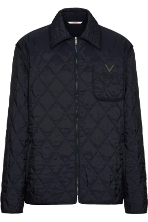 VALENTINO GARAVANI Logo-appliqué quilted jacket
