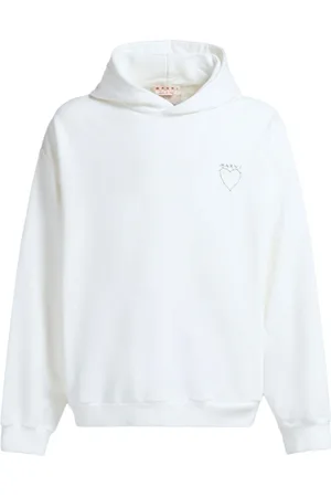 Marni Logo-printed drop shoulders hoodie