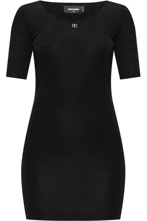 Dsquared2 Logo-plaque mini dress