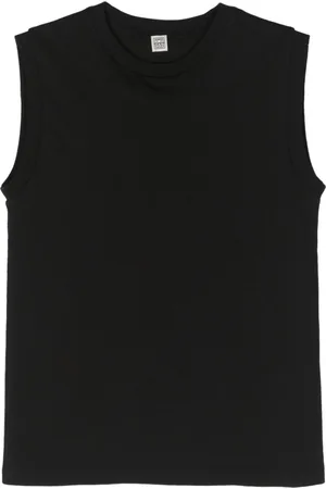 Totême Crew-neck organic cotton tank top