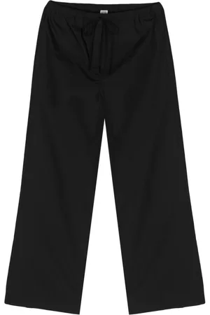 Totême Mid-rise straight-leg trousers