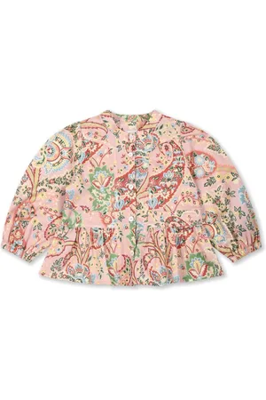 Etro Floral-print poplin shirt