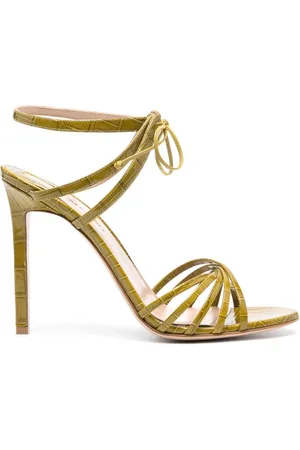Tom Ford 120mm embossed leather sandals
