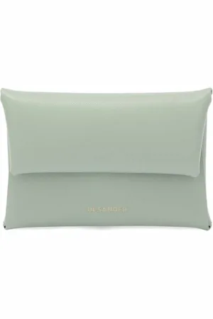 Jil Sander Logo-debossed leather coin pouch