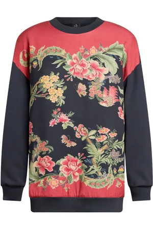 Etro Floral-print drop-shoulder sweatshirt